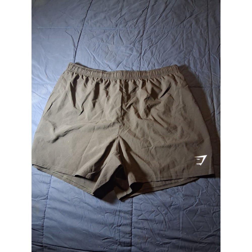 Gymshark Mens Arrival Training Shorts Black XXXL 3XL 5 Inch Inseam Gym Workout‎